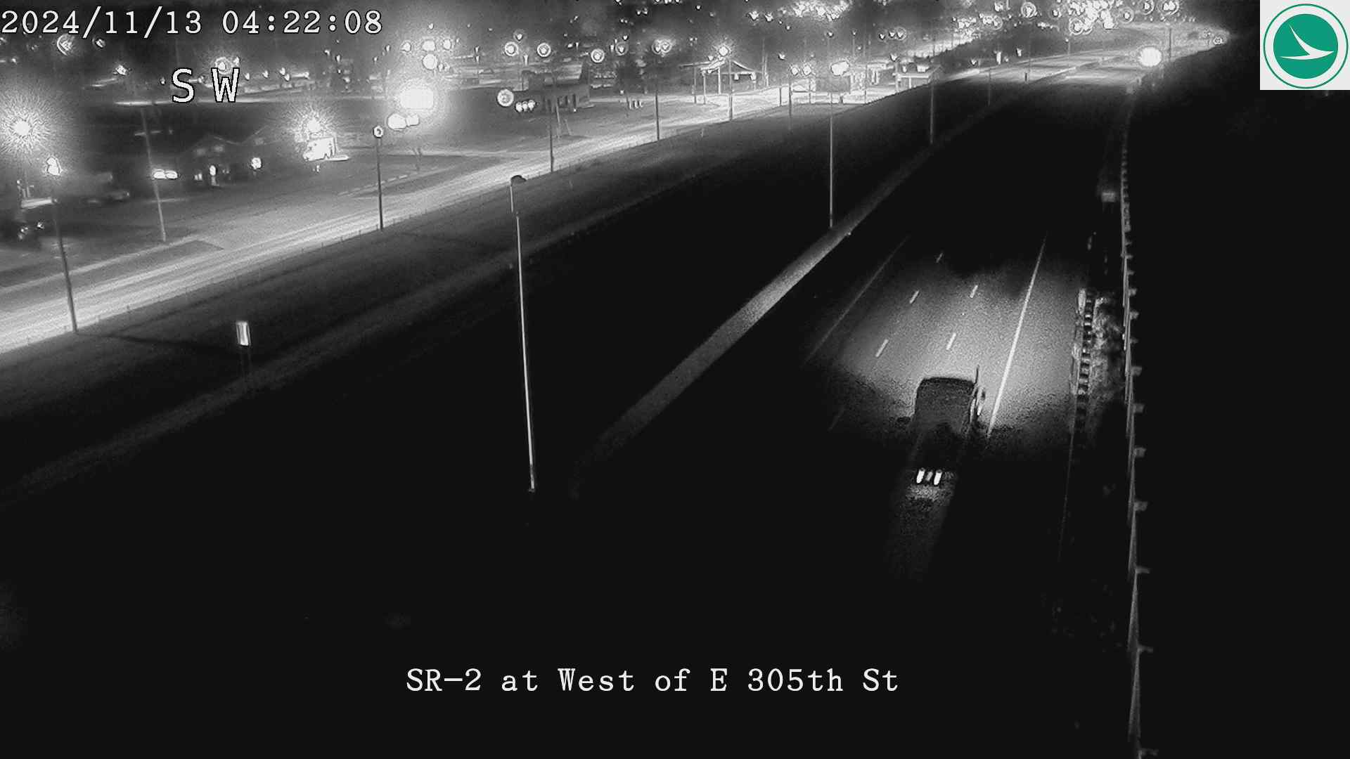 Traffic Cam SR-2 at West of E 305th St