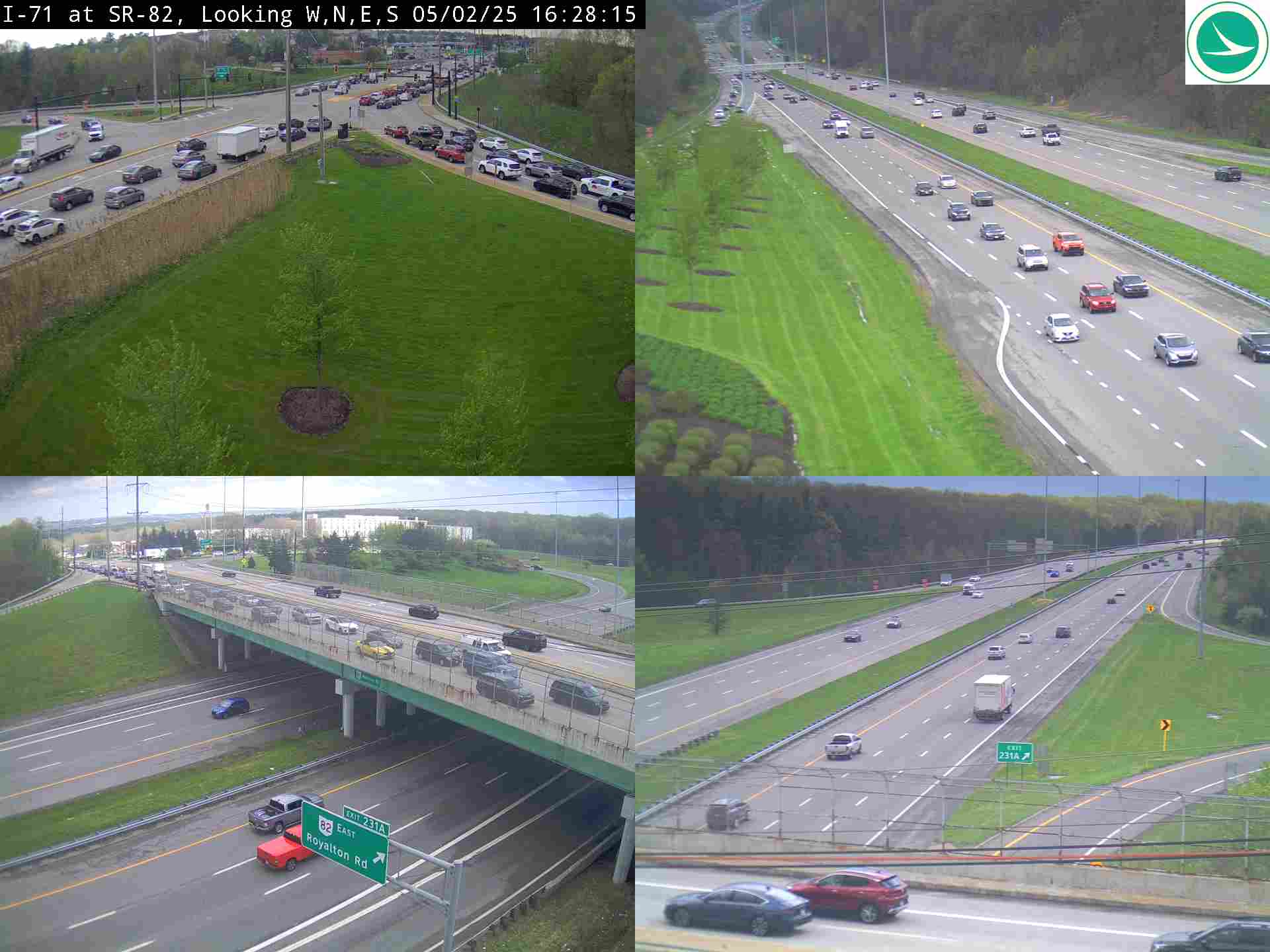 Traffic Cam I-71 at SR-82
