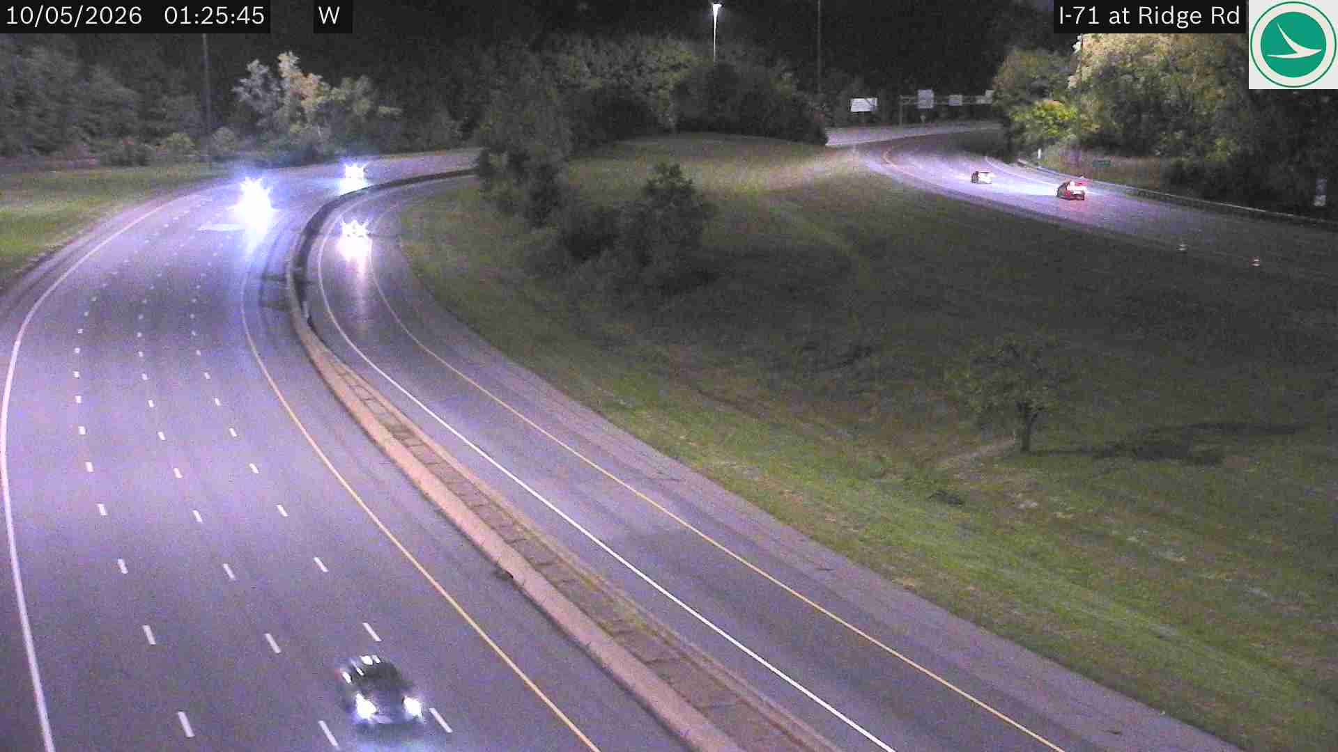 Traffic camera: I-71 at Ridge Rd, 3013