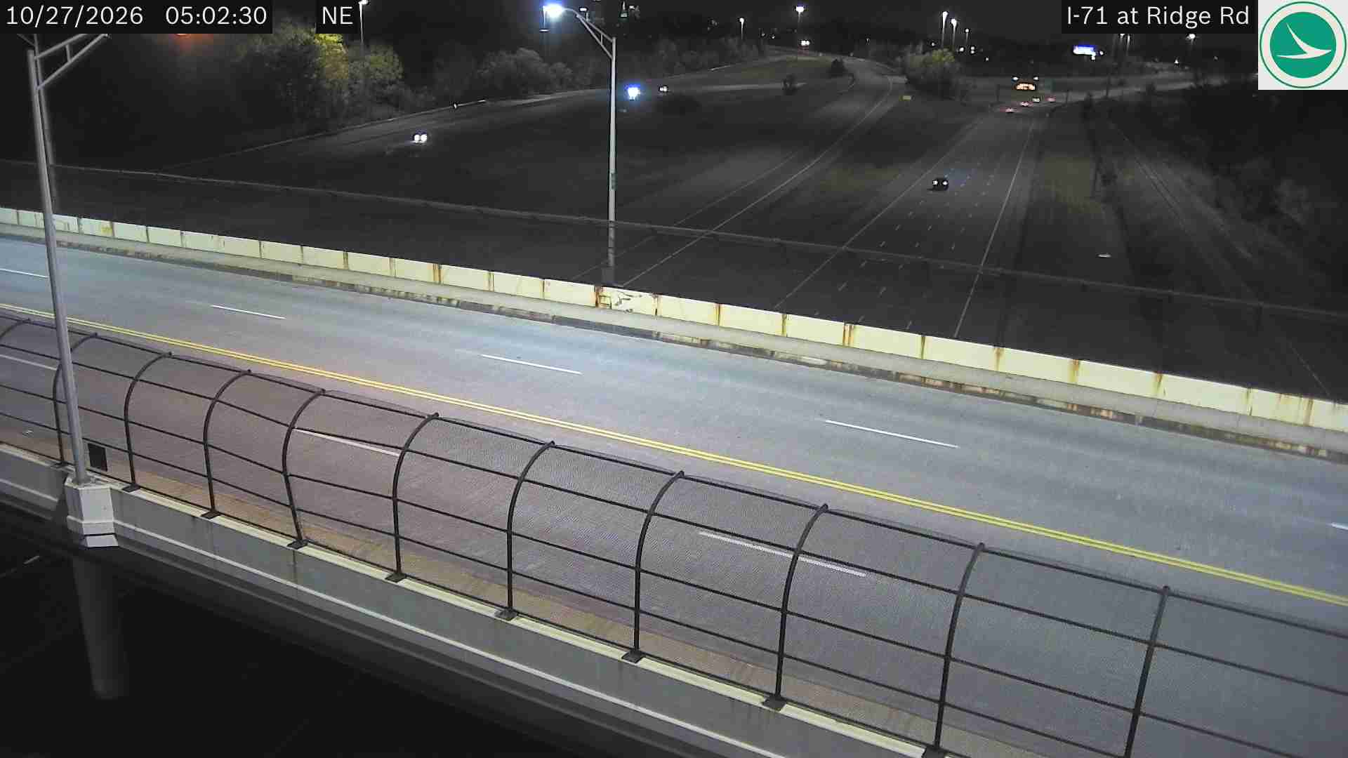 Traffic camera: I-71 at Ridge Rd, 3013