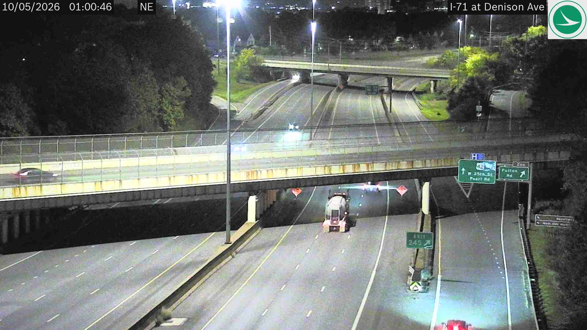 Traffic camera: I-71 at Denison Ave, 3014