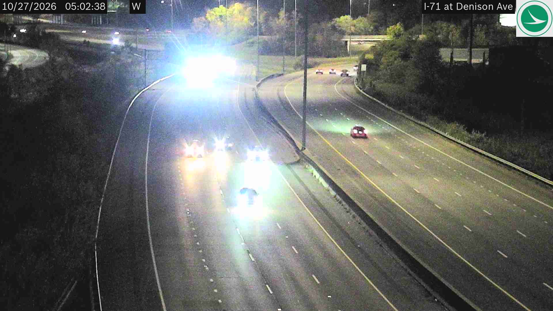 Traffic camera: I-71 at Denison Ave, 3014