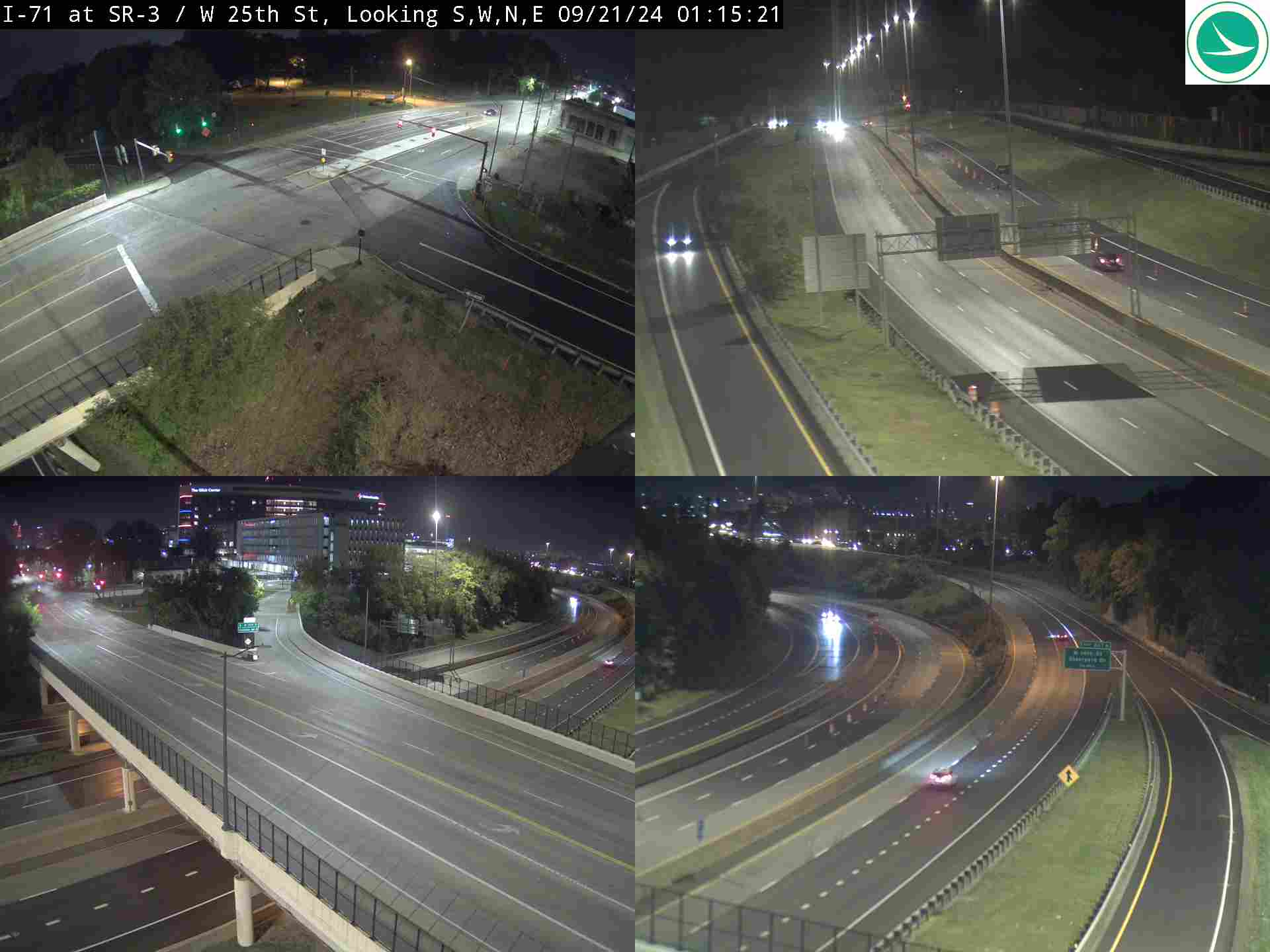 Traffic Cam I-71 at SR-3 / W 25th St