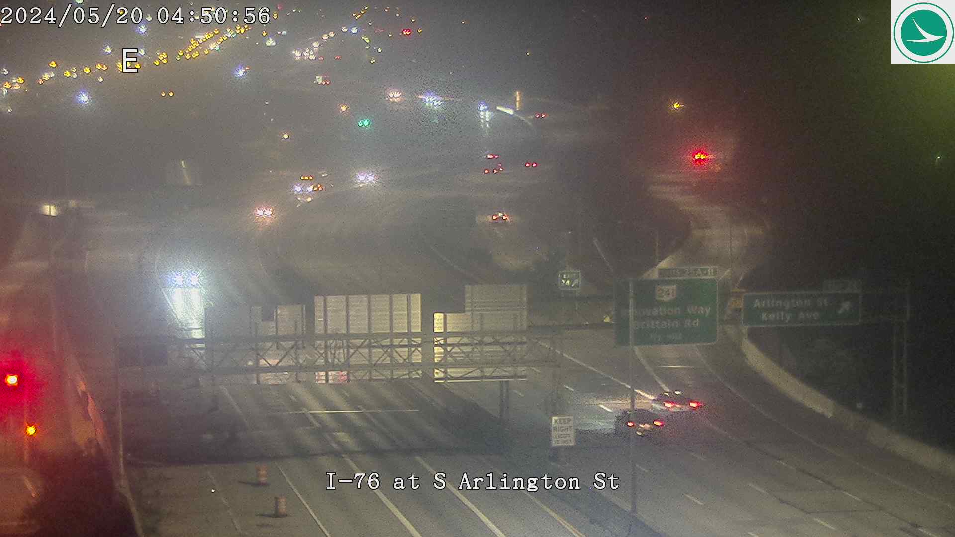 Traffic Cam I-76 at S Arlington St