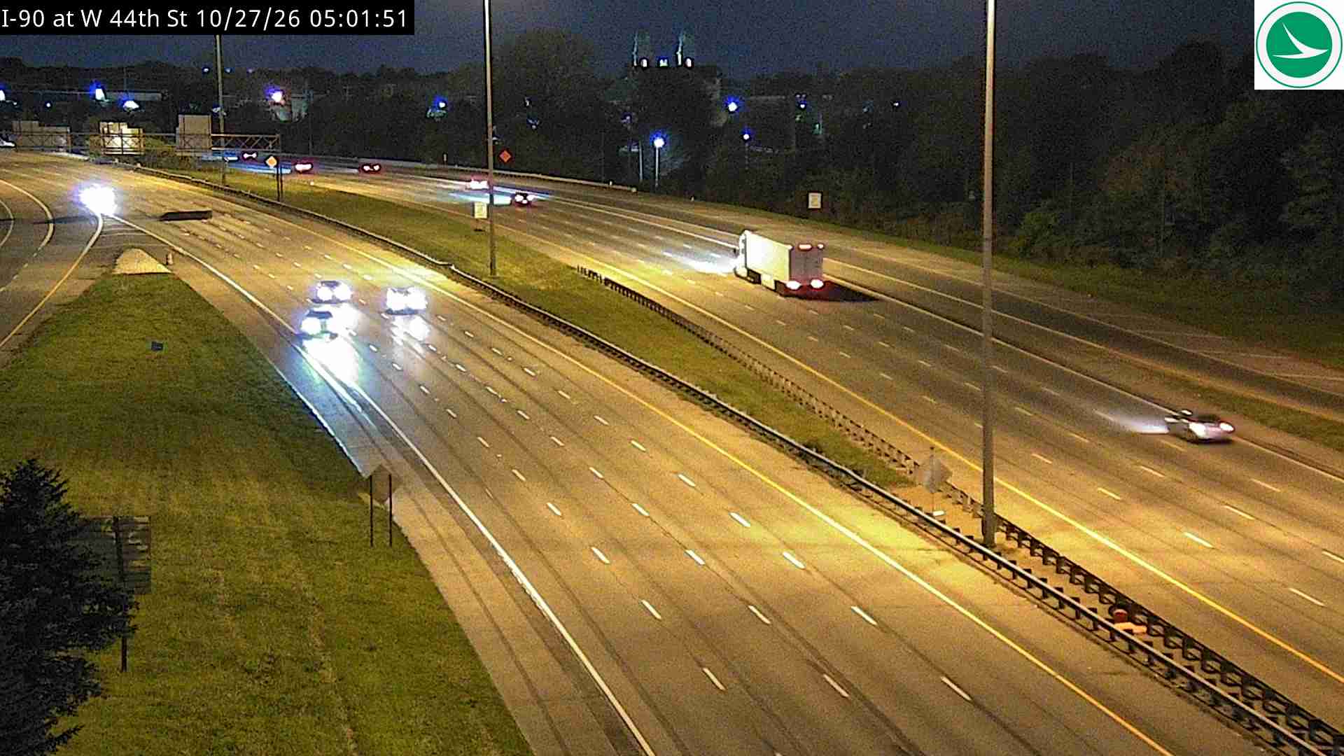 Traffic camera: I-90 at W 44th St, 3039