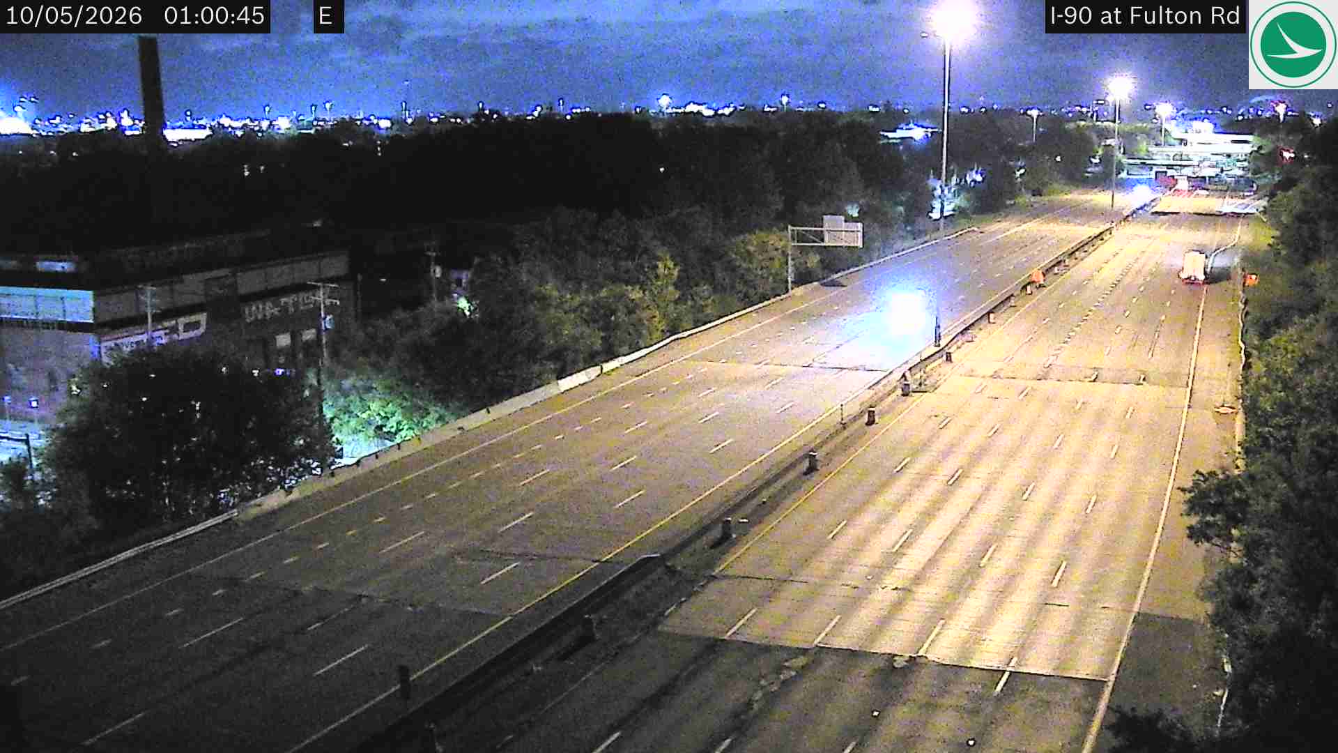 Traffic camera: I-90 at Fulton Rd, 3040