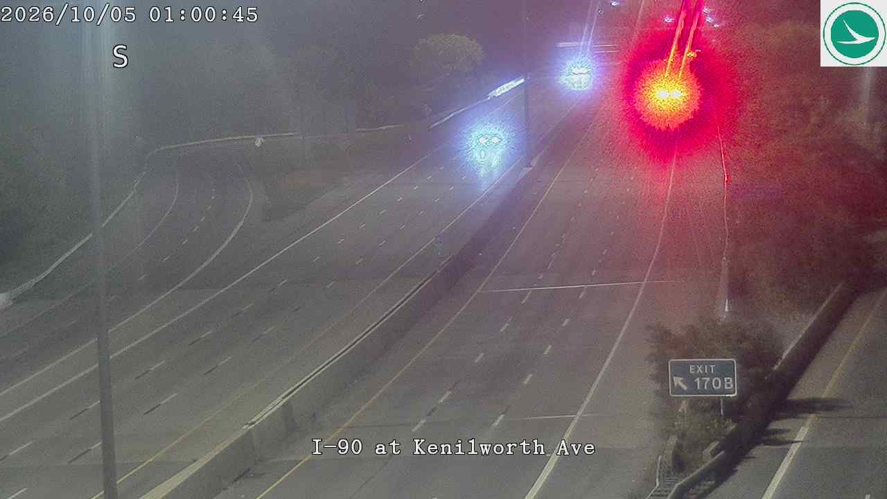 Traffic camera: I-90 at Kenilworth Ave, 3041