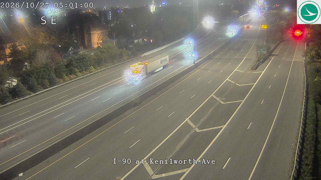 Traffic camera: I-90 at Kenilworth Ave, 3041