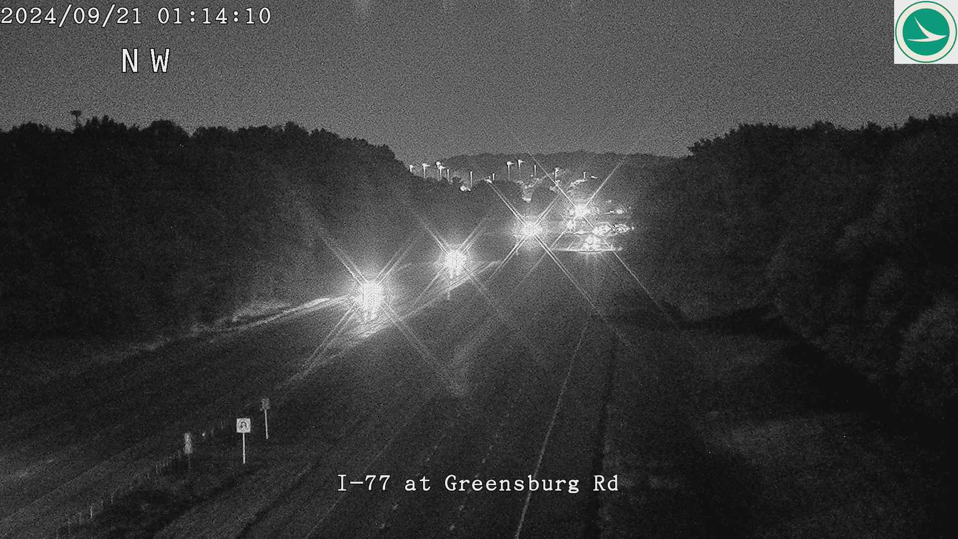 Traffic Cam I-77 at Greensburg Rd