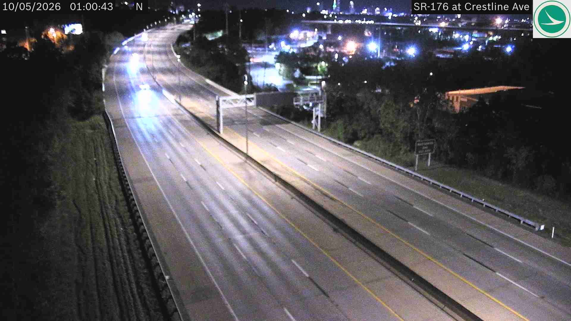 Traffic camera: SR-176 at Crestline Ave, 3082