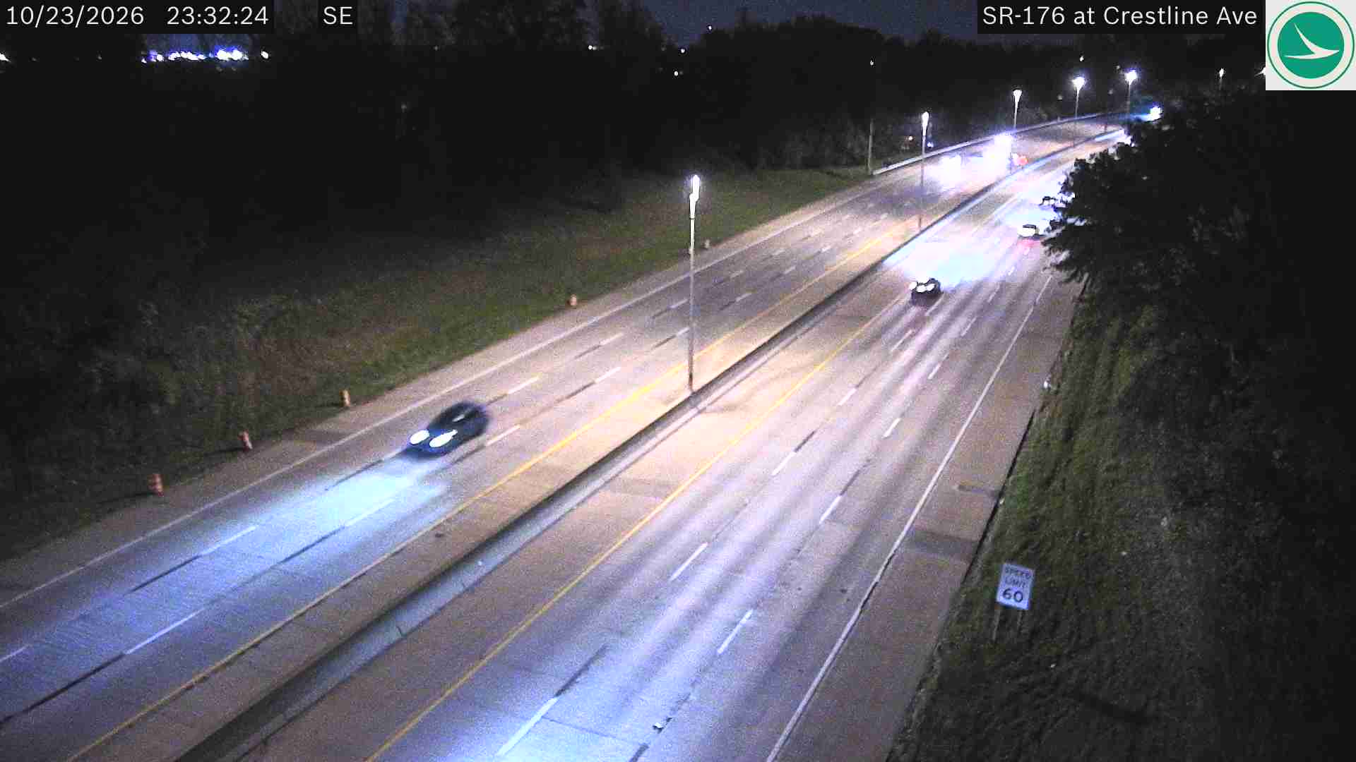 Traffic camera: SR-176 at Crestline Ave, 3082