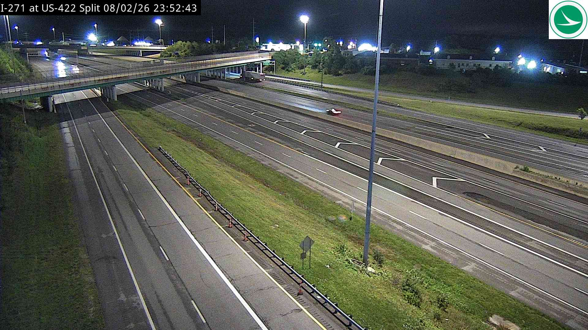 I-271 at US-422 Split, 3062