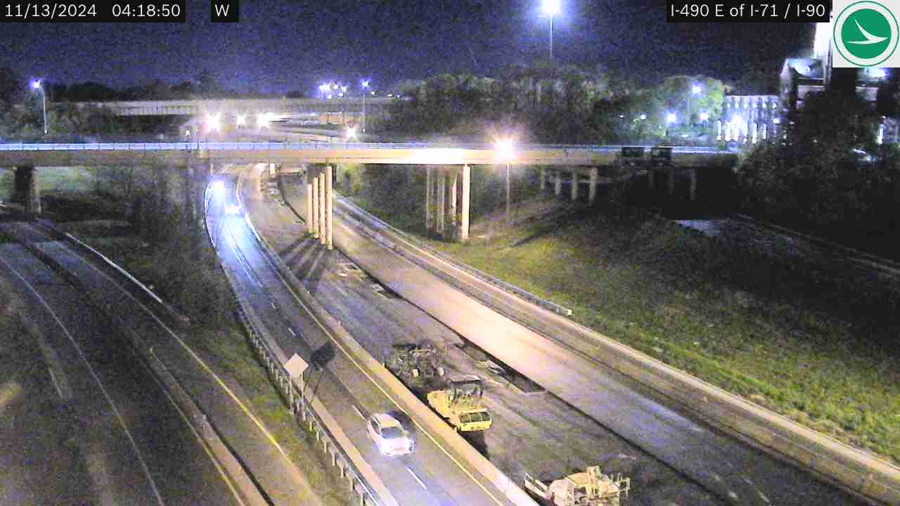 Traffic Cam I-490 E of I-71 / I-90