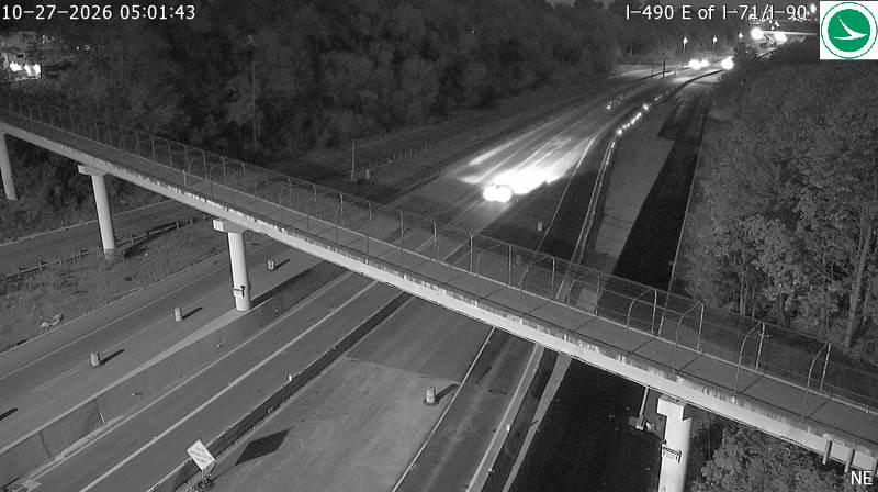 Traffic camera: I-490 E of I-71 / I-90, 3077