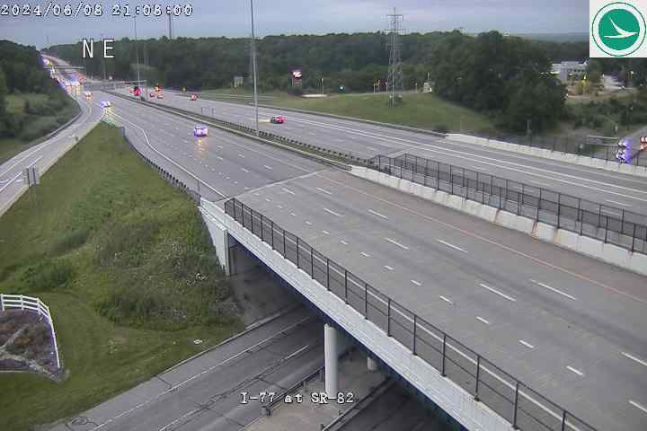 Traffic Cam I-77 at SR-82
