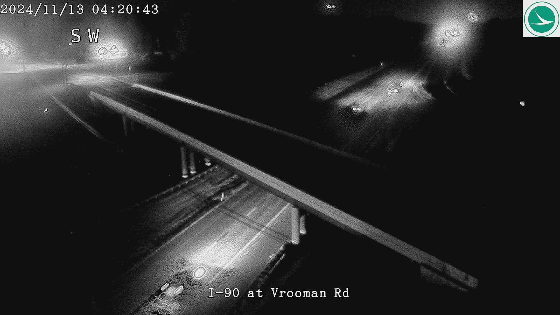 Traffic Cam I-90 at Vrooman Rd