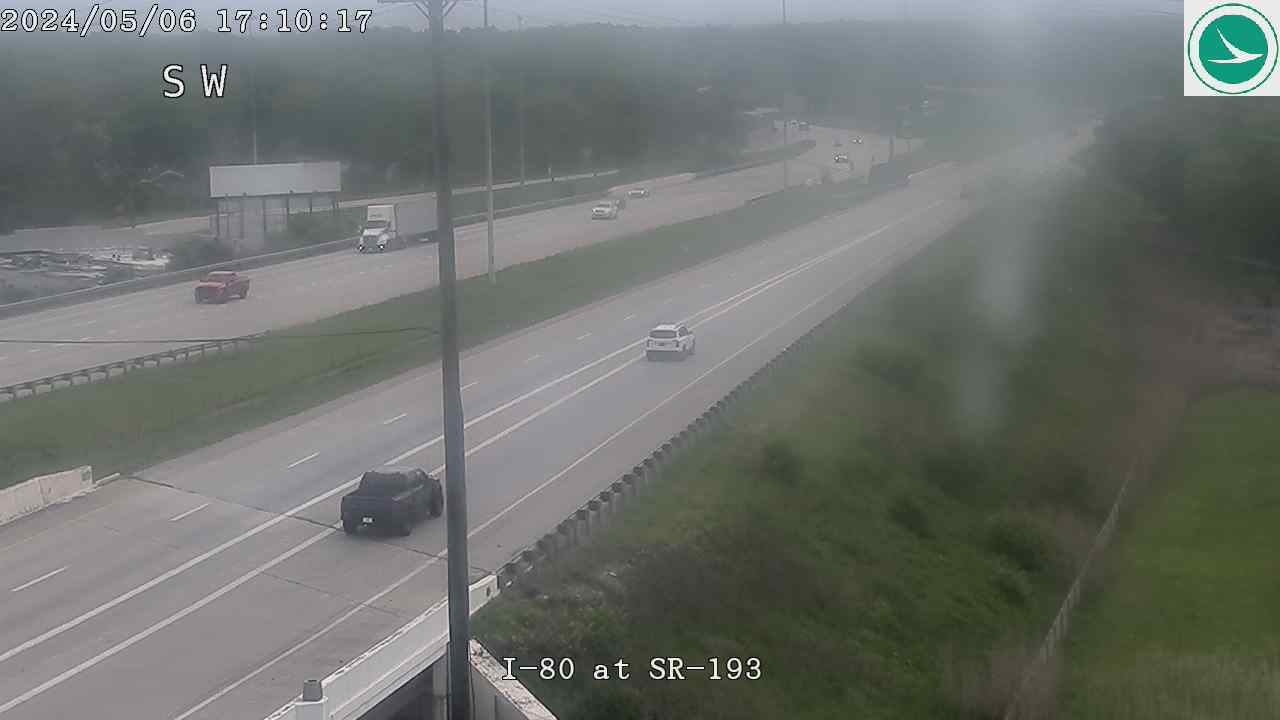 I-80 at SR-193 weather and traffic camera in Youngstown, Ohio