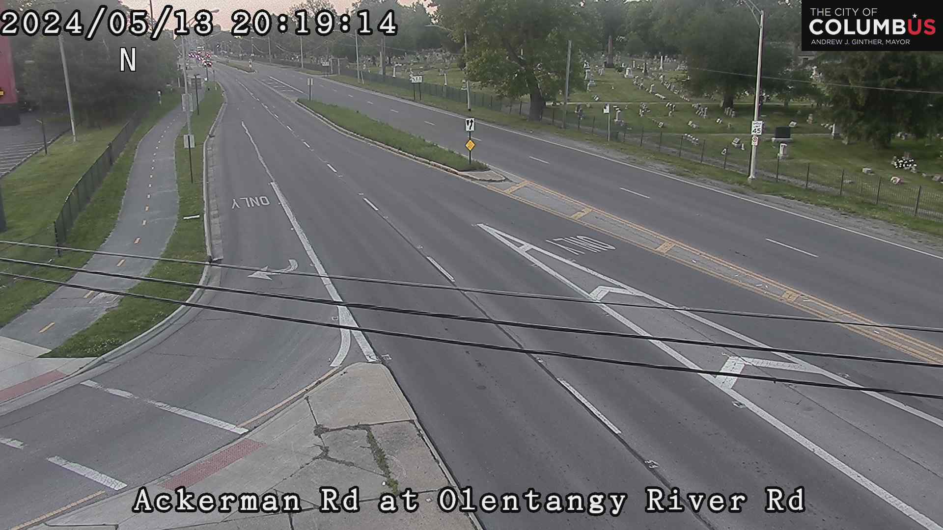 Traffic Cam Ackerman Rd at Olentangy River Rd