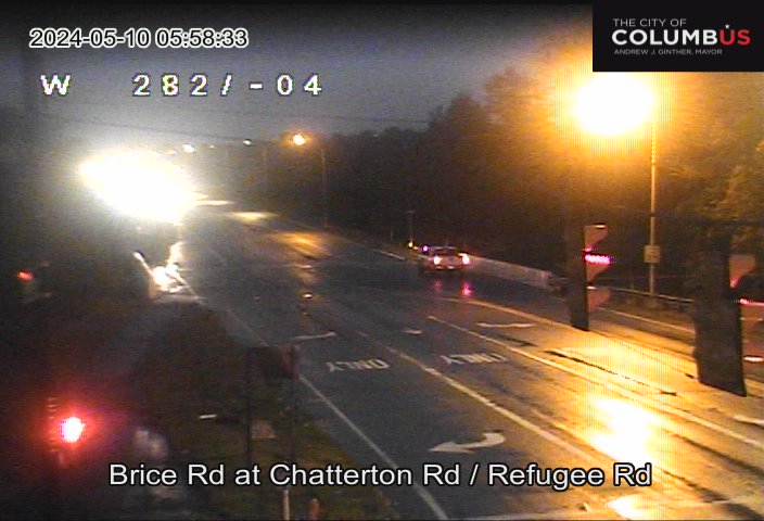 Traffic Cam Brice Rd at Chatterton/Refugee Rd