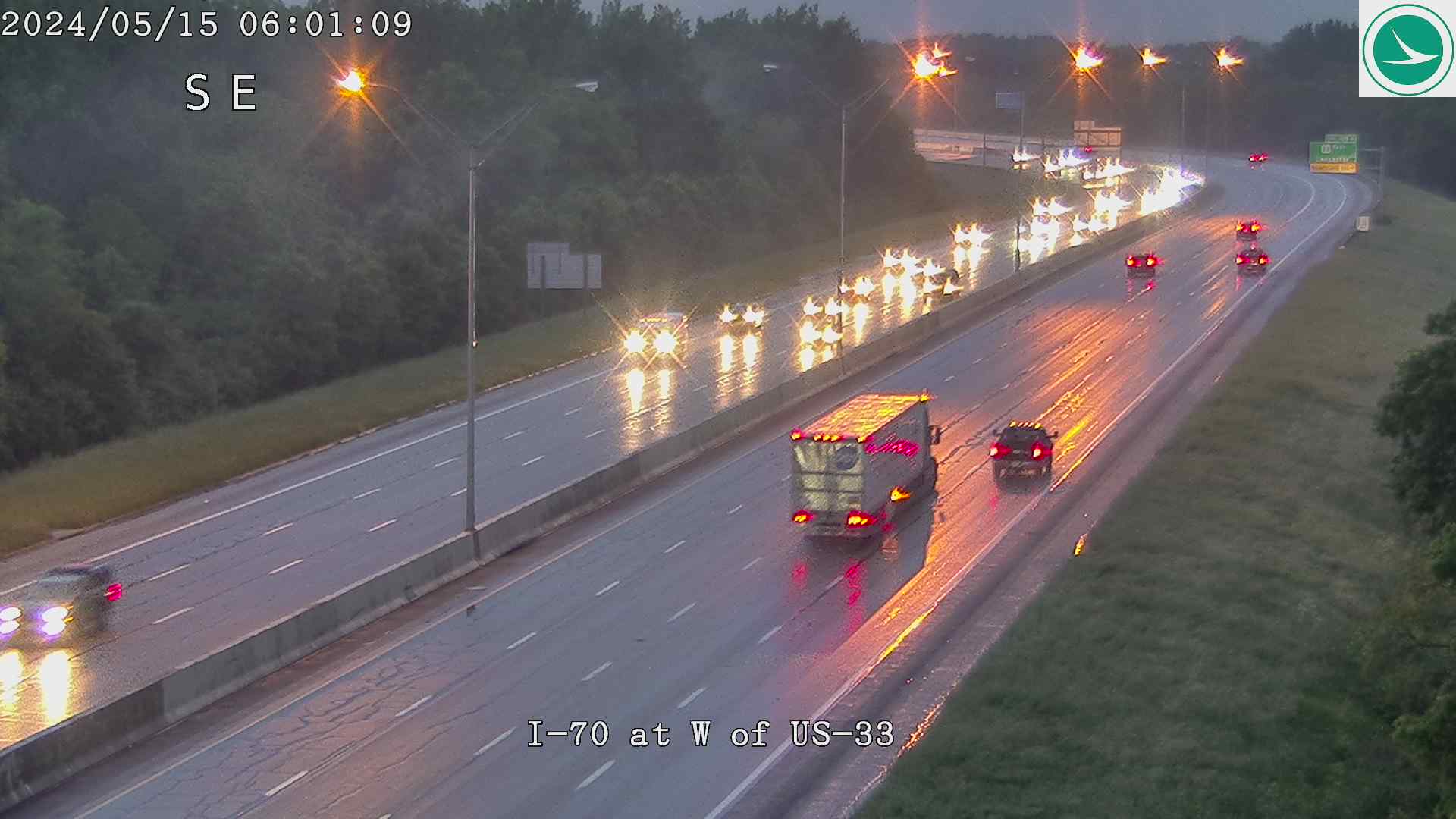 Traffic Cam I-70 at W of US-33