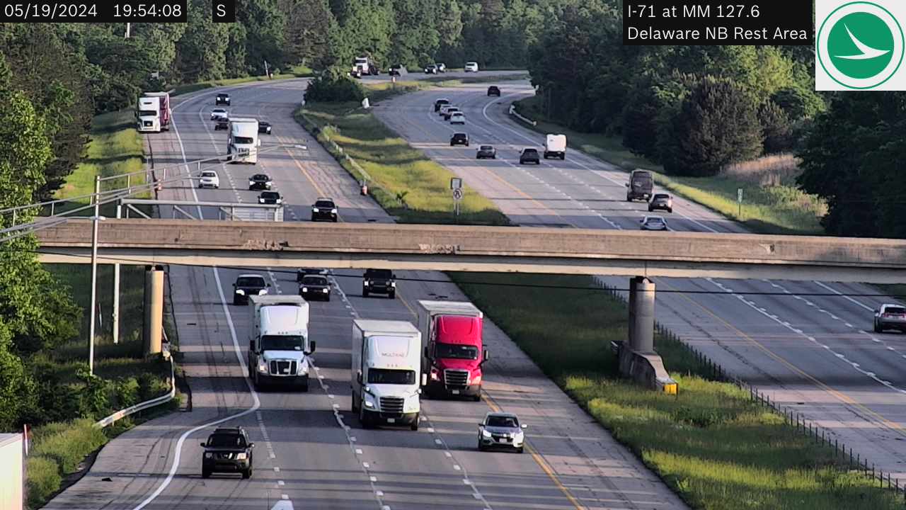 Traffic Cam I-71 at Dustin Rd/Rest Area