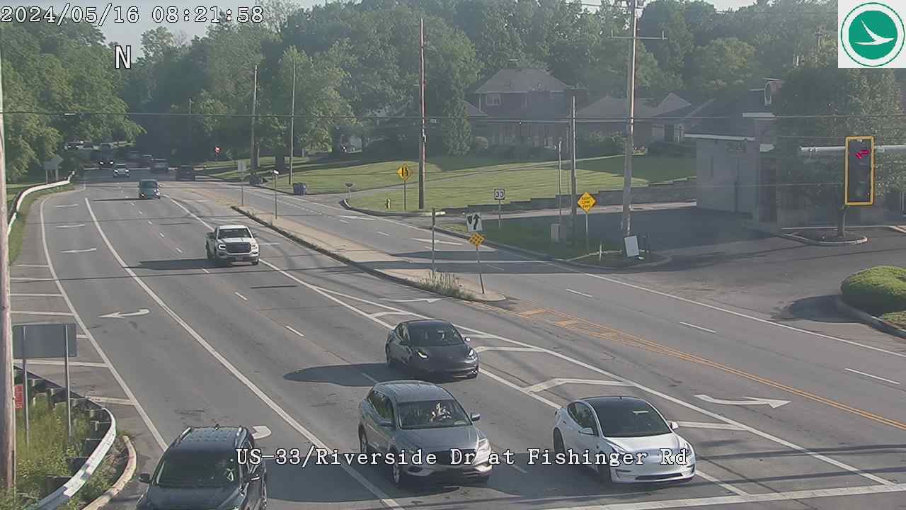 Traffic Cam US-33/Riverside Dr at Fishinger Rd