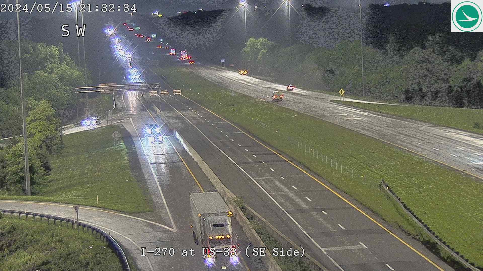 Traffic Cam I-270 at US-33 (SE Side)