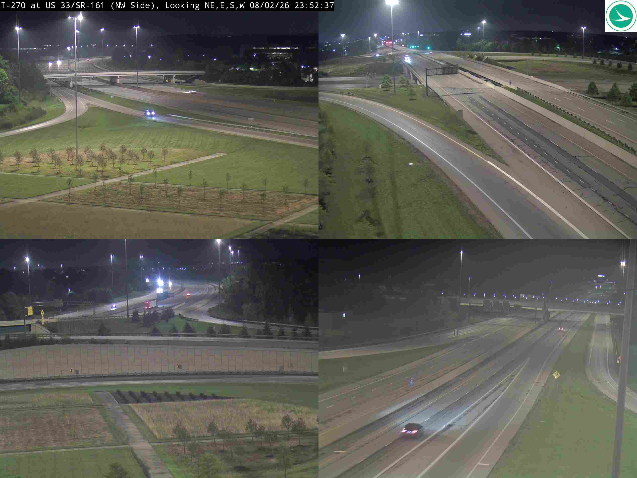 I-270 at US-33/SR-161 (NW Side), 2074