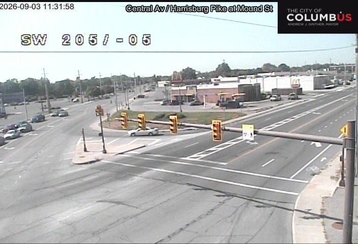 (City of Columbus) Central Ave/Harrisburg Pike at Mound St
