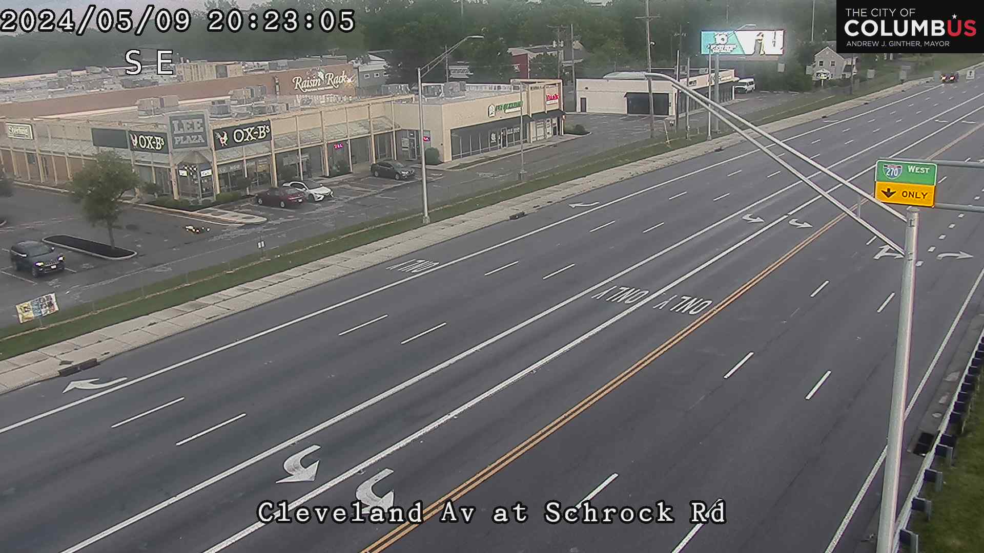 Traffic Cam Cleveland Ave at Schrock Rd