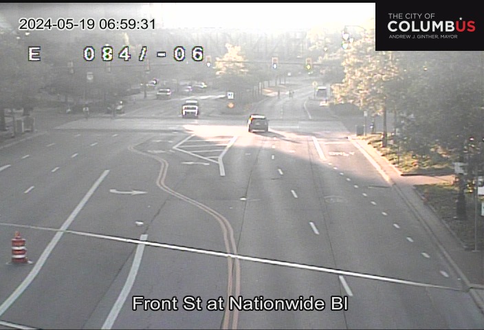 Traffic Cam Front St at Nationwide Blvd