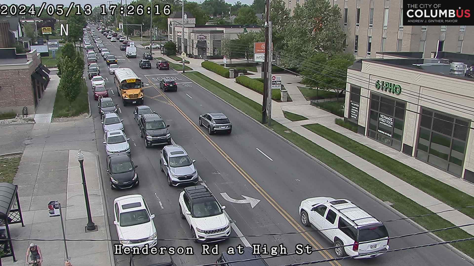 Traffic Cam High St at Henderson Rd