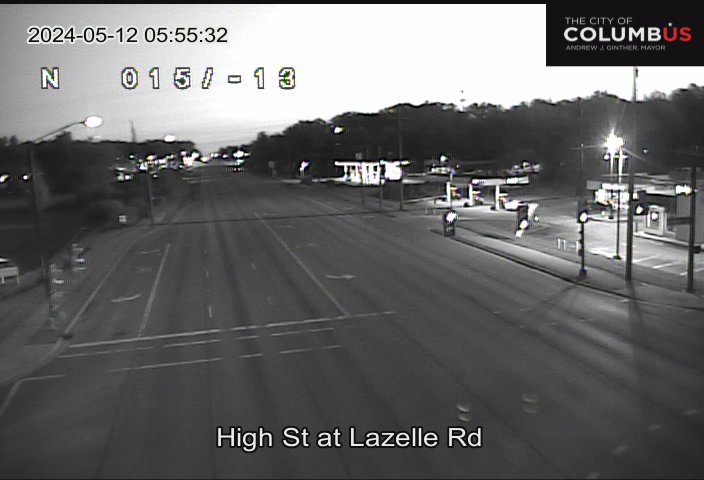 Traffic Cam US-23 / High St at Lazelle Rd