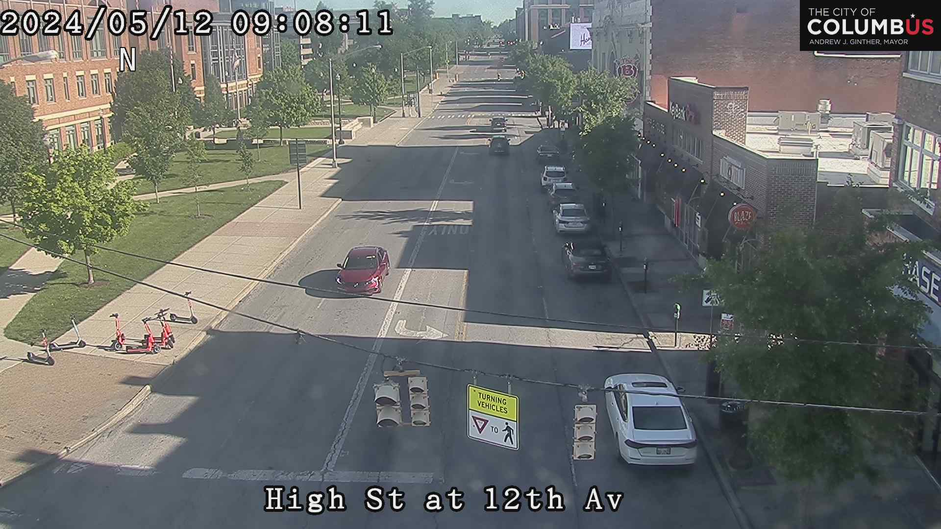 Traffic Cam High St at 12th Ave