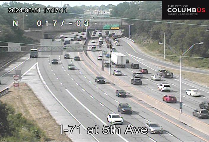 Traffic Cam I-71 at 5th Ave
