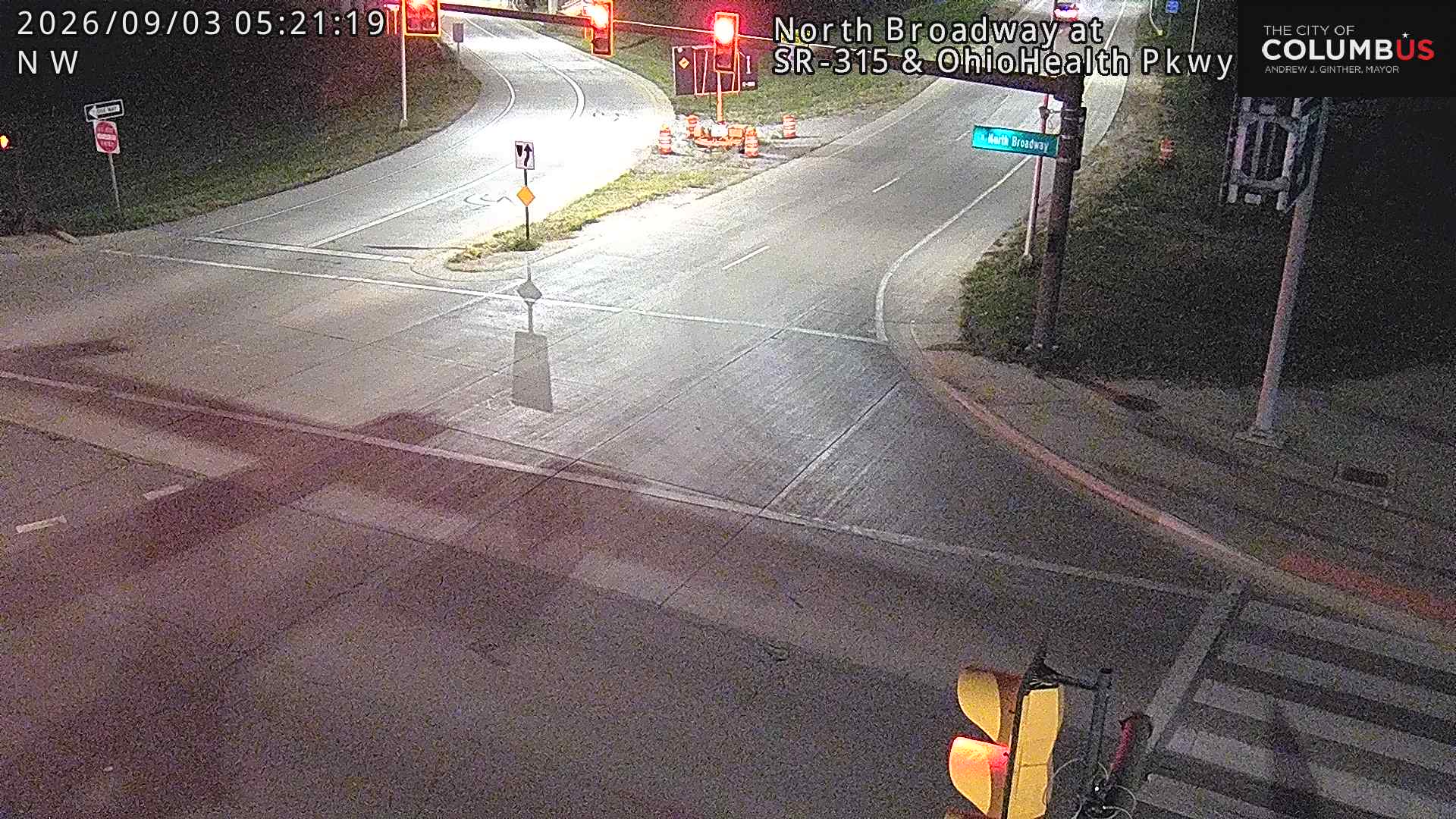 (City of Columbus) North Broadway at SR-315 NB Ramp/Ohio Health