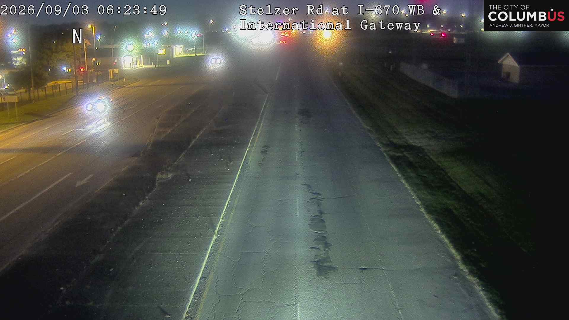 (City of Columbus) Stelzer Rd at International Gateway WB