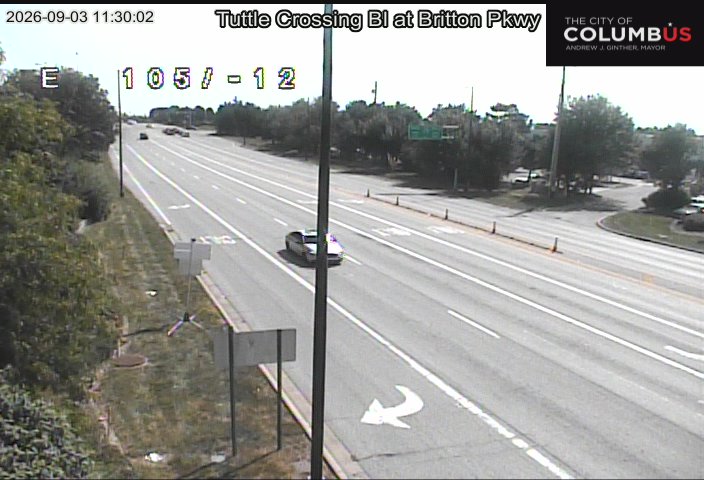 (City of Columbus) Tuttle Crossing Blvd at Britton Pkwy
