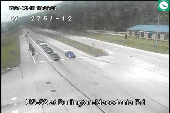 Traffic Cam US-52 at Burlington-Macedonia Rd