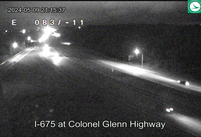 Traffic Cam I-675 at Colonel Glenn Highway