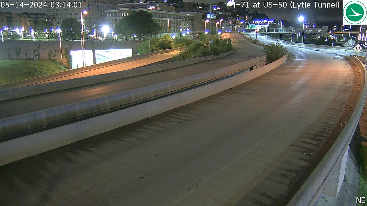 Traffic Cam I-71 at US-50 (Lytle Tunnel)
