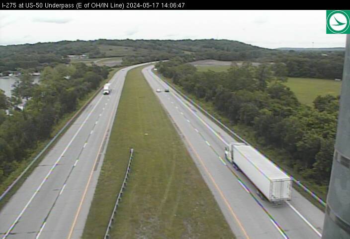 Traffic Cam I-275 at US-50 Underpass (E of OH/IN Line)
