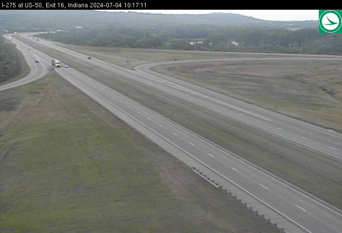 Traffic Cam I-275 at US-50, Exit 16, Indiana
