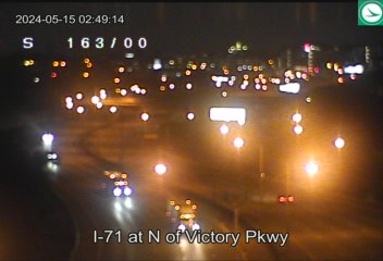 Traffic Cam I-71 at N of Victory Parkway