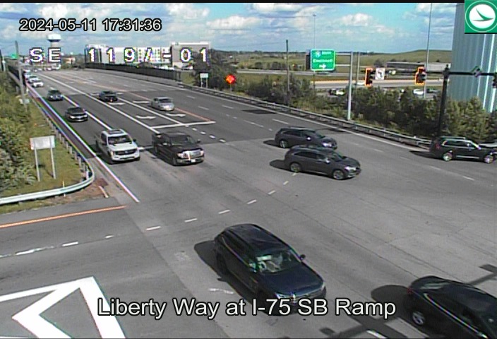 Traffic Cam Liberty Way at I-75 SB Ramp