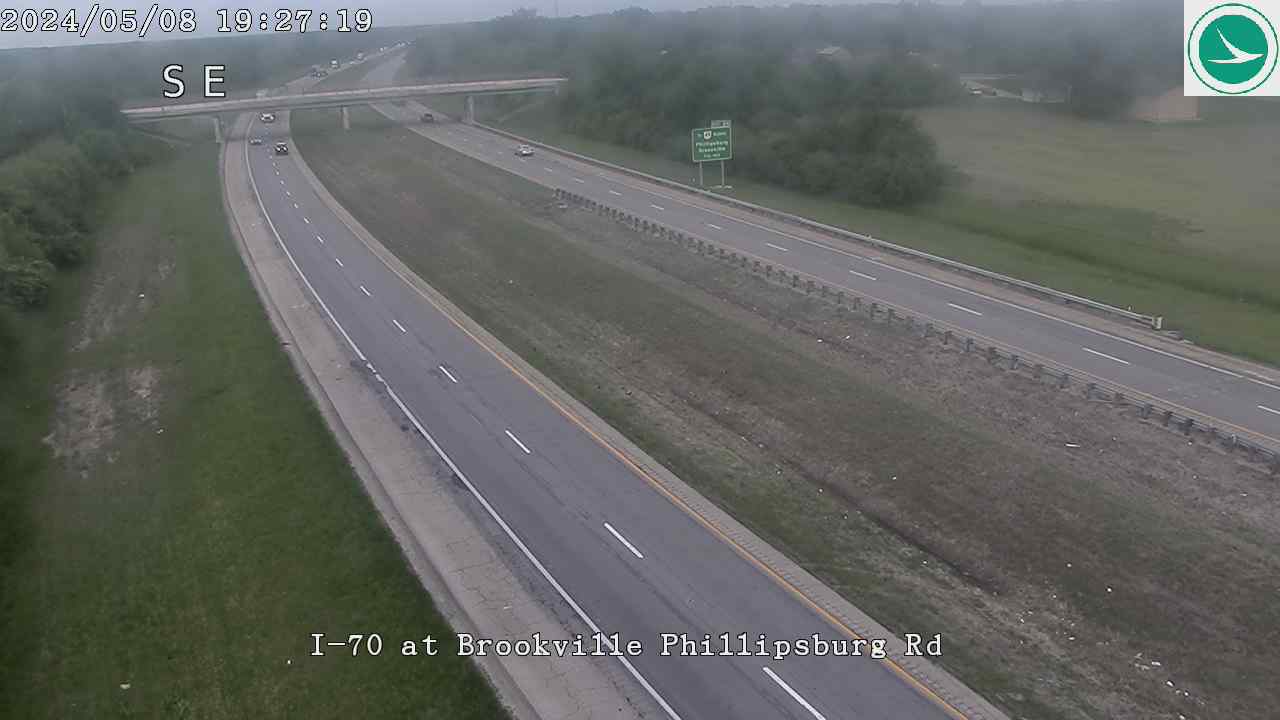 Traffic Cam I-70 at Brookville Phillipsburg Rd