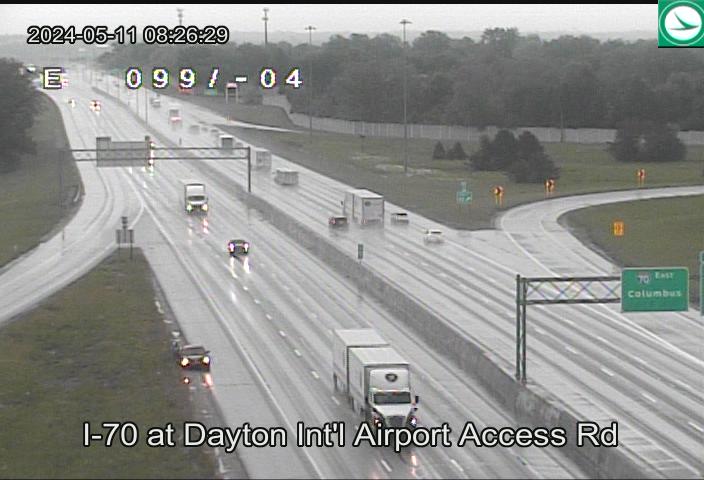Traffic Cam I-70 at Dayton Int'l Airport Access Rd