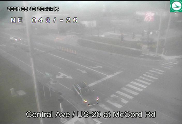 Traffic Cam Central Ave / US-20 at McCord Rd
