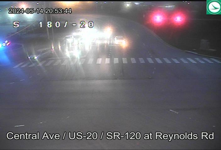 Traffic Cam Central Ave / US-20 / SR-120 at Reynolds Rd