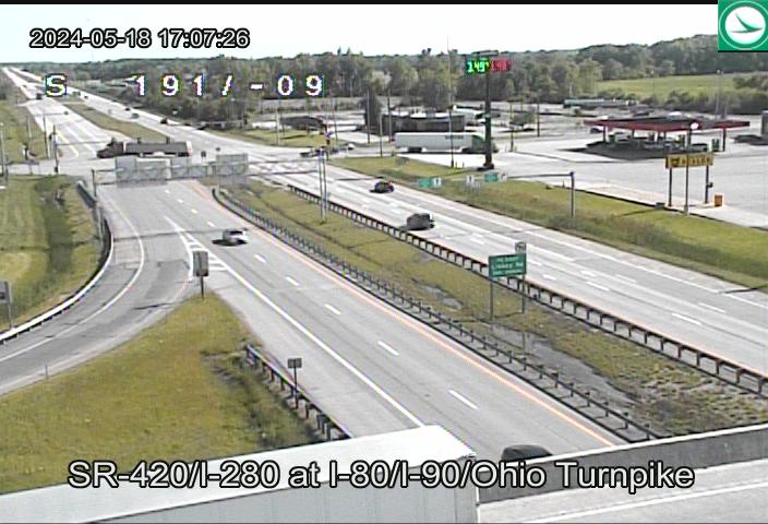 Traffic Cam I-280 at I-80/I-90/Ohio Turnpike